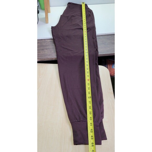 Liu & Qu Maternity Women's Casual Pants Stretchy Comfortable  Brown Size XL - Picture 8 of 8